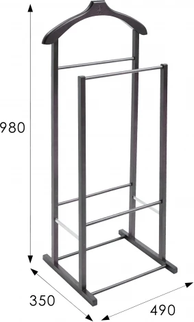 Вешалка костюмная В 27Н венге от фабрики Mebelik