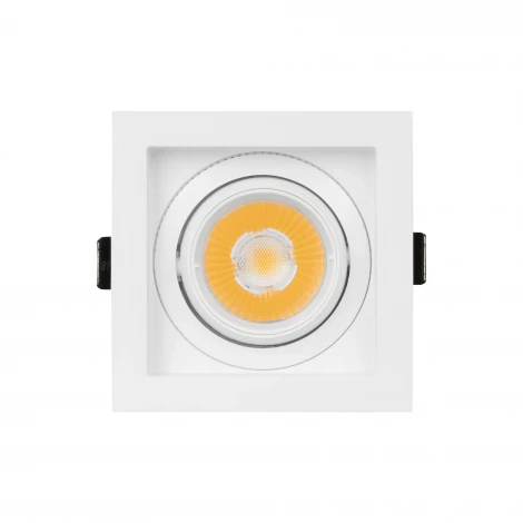 Встраиваемый светильник светодиодный MS-VORTEX-BUILT-S90x90-12W Warm3000 (WH-WH, 20 deg, 230V) (Arlight, IP20 Металл) 057912