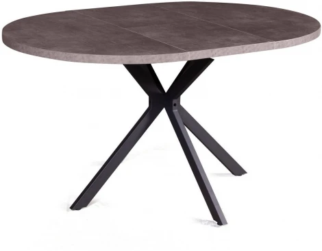 Стол Top Concept круглый Vegas раздвижной (100+40) камень темный