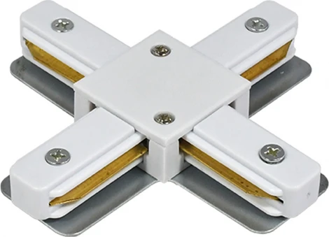 Коннектор X-образный для накладного однофазного шинопровода Escada Prima ESTR20010