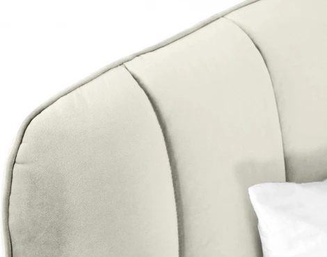 Кровать Amsterdam ОГОГО (арт.564895), (Велюр/Белый)