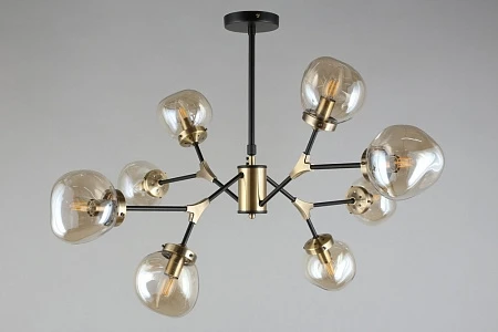 Потолочная люстра на штанге Omnilux Crotone OML-95107-08 (220V, шарики)