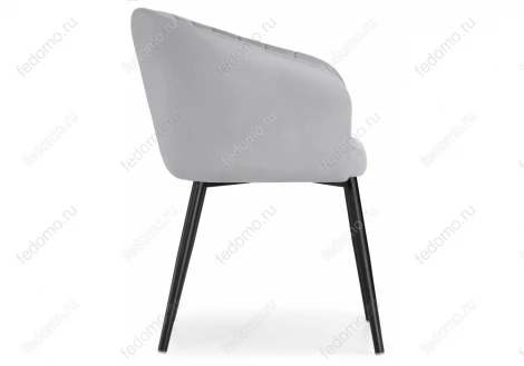 Стул Woodville на металлокаркасе Моншау velutto 52 / черный 462152