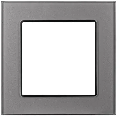 Рамка стеклянная FRM-GLARE-GS-1-GR (Arlight) 043788
