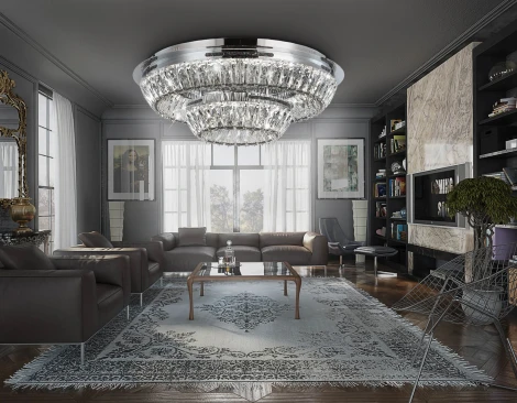 Потолочная люстра Ambrella TRADITIONAL TR5029 (LED, 220V, хрусталь)