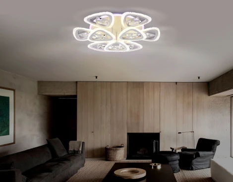 Потолочная люстра ярусная Ambrella Acrylica FA2921 (регулировка яркости, LED, 220V, пульт управления)