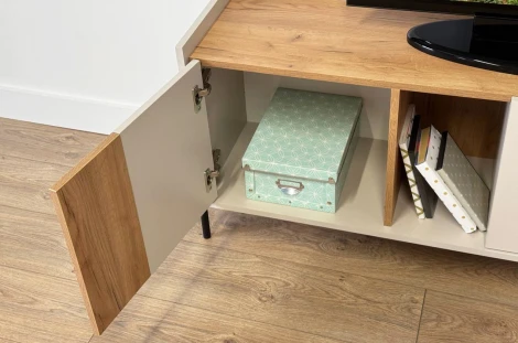 Доминика Тумба 2 Mebelson (ЛДСП/Дуб крафт золотой) арт.174980,3369