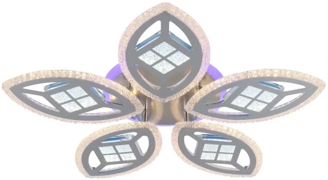 Потолочная люстра светодиодная с пультом Escada ALGOL 10216/5LED BL (регулировка яркости, 220V)