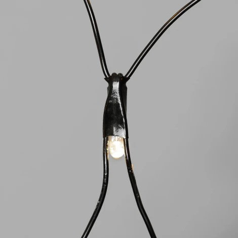 Светодиодная сеть с колпачком 2 x 2 м тепло-белая 220В, 256 LED, провод черный ПВХ, IP65 Laitcom NTL256CAP-11-2WW