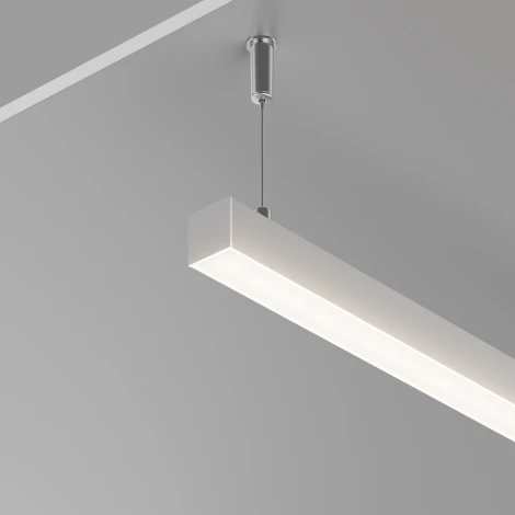 Алюминиевый профиль накладной-подвесной 25x22 серебро, 2 м, ALM-2522-S-2M Maytoni 633012