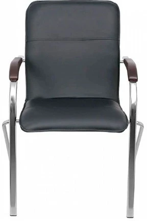 Кресло King Style модель "Самба КС 1" арт.РМК 000,457, кож зам черный локти дерево темное