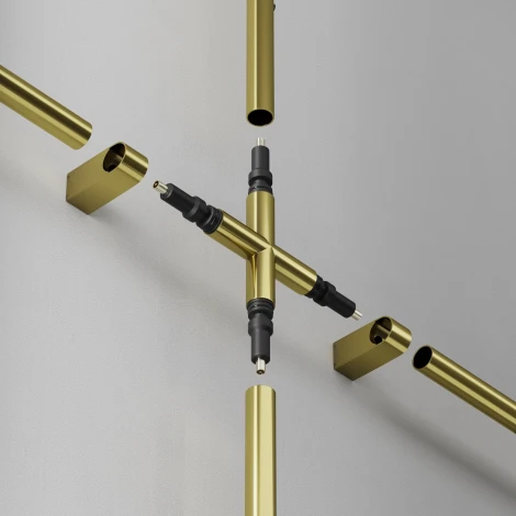 X-образный коннектор Maytoni Accessories For System Axity CA008TX-BS (48V)