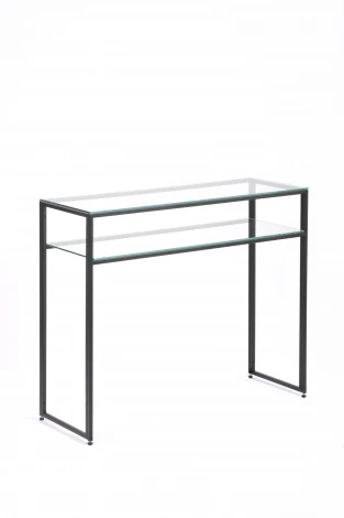 Консольный стол AllConsoles 1041-CB clear черный муар