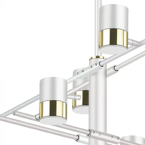 Потолочная люстра Lumien Hall Sauris LH8020/8P-WT-GD