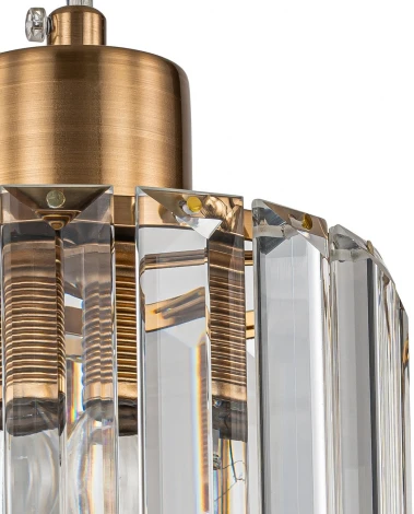 Подвесной светильник Escada Adorn 10192/1S Copper 1х60Вт Е27, металл/стекло, медь (220V, на проводе, круглые)