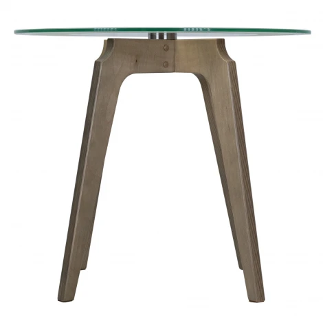 Стол журнальный Рилле 447 шимо/стекло прозрачное Mebelik 009585