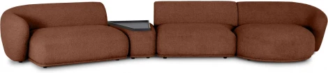 Диван Fabro ОГОГО (арт.853515), (Ткань,Букле/Терракотовый)