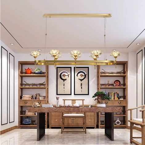 Подвесная люстра Lotos Long 8 ImperiumLoft Lotos-Long01 (140839-26) (220V, на тросе)