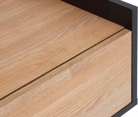 Тумба прикроватная Look ОГОГО (арт.860237), (ЛДСП/Черный)