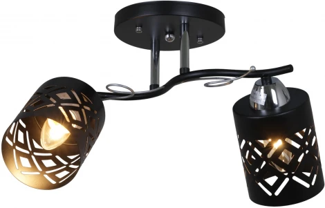 Потолочная люстра на штанге Reluce 08267-0.3-02 BK+CR (220V)