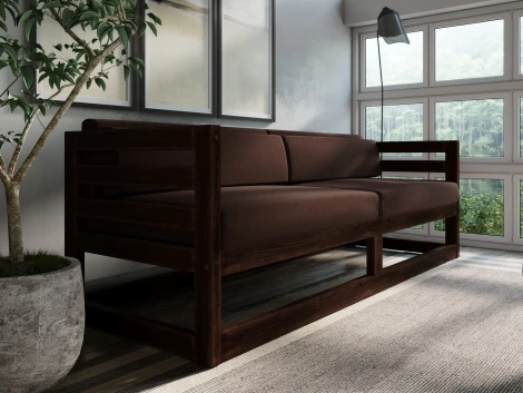 Диван Arsko Магнус Б орех велюр коричневый