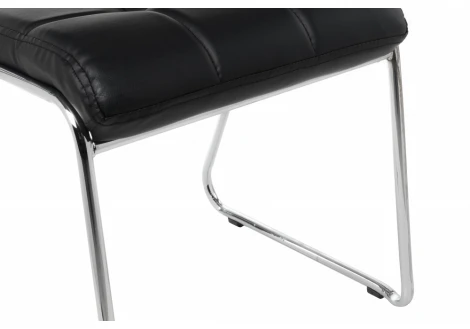 Обеденный стул на металлокаркасе Woodville Iso lux black 15040