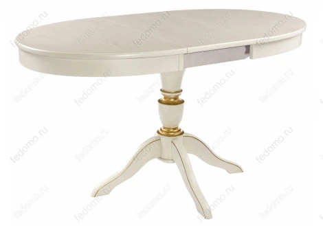 Стол Woodville Arno молочный патина 438328