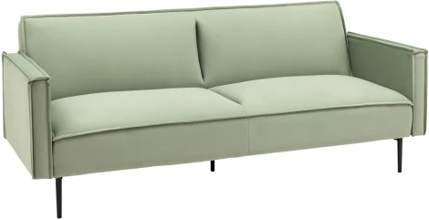 Диван прямой Stool Group Кассель велюр светло-салатовый УТ000035883