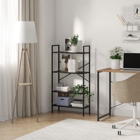 Стеллаж Стилвуд 24 широкий, 4 полки Leset 4687207095587