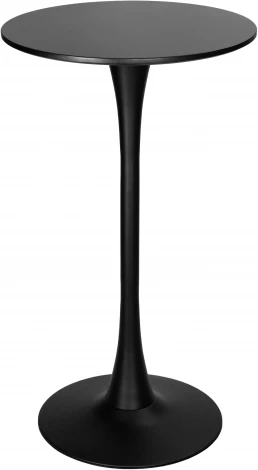 Стол барный MIA BAR Dobrin (черная столешница, черное основание)