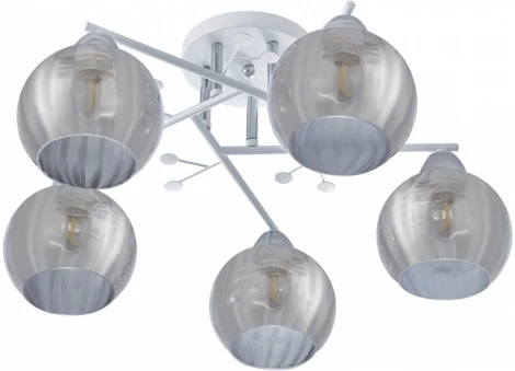 Потолочная люстра на штанге Arte Milano AMALFI 326508/5 WH+CR (220V, шар)