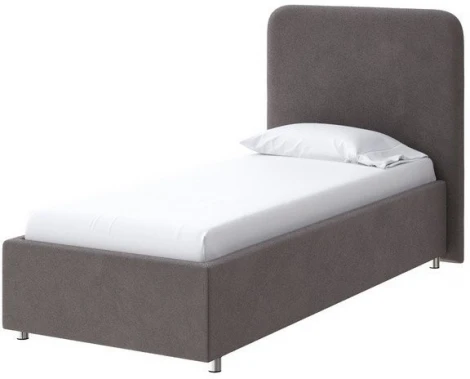 PROxSON Кровать Олаф (Ткань: Велюр Monopoly Капучино (297)) 80x190