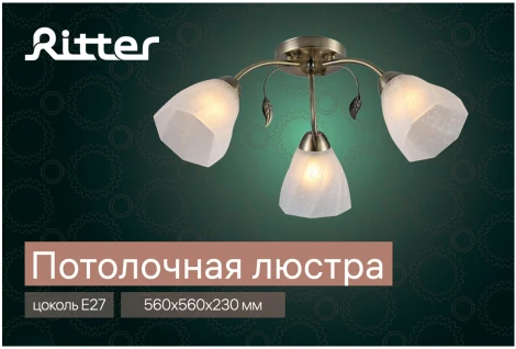 Потолочная люстра Ritter Monza 52539 4