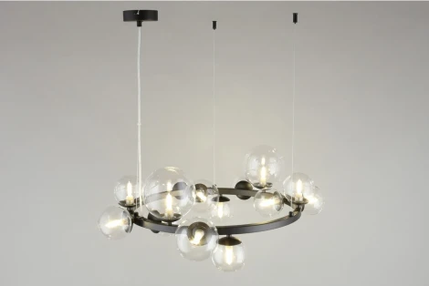 Подвесной светильник Aployt Feliche APL.334.03.14 (220V, на тросе, шарики, молекулы)