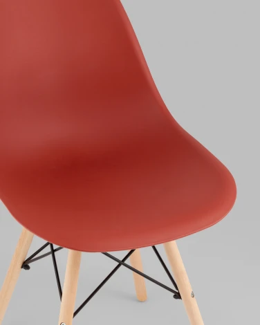 Стул Eames Style DSW терракотовый (разборный каркас) Stool Group арт.УТ000039374