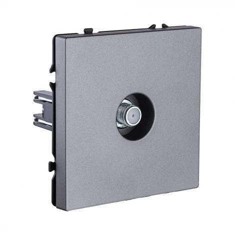 Розетка TV серый Kollinger Eclipse EC-020GY