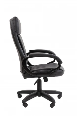 Офисное кресло Chairman 794LT Россия чер.пласт экокожа черная