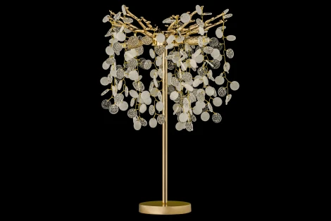 Интерьерная настольная лампа хрустальная Dio D'Arte Tavenna Gold H 4.1.1.103 G (220V)