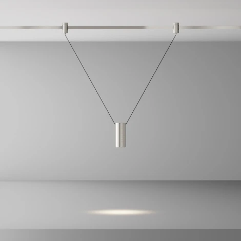 Трековый светильник светодиодный, магнитный модульный 12W 24V Maytoni Focus Led TR157-1-12W4K-PT (круглые)