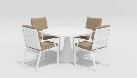 Стол Gardenini Voglie round TVGL.020011.T3