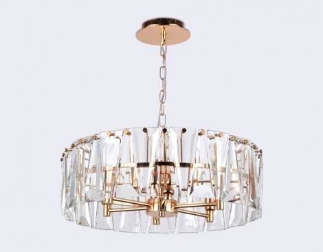 Подвесная люстра Ambrella TRADITIONAL TR5172 (220V, хрусталь, на цепи, круглые)