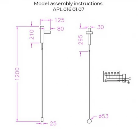 Бра Aployt Aga APL.016.01.07 (LED, 220V)