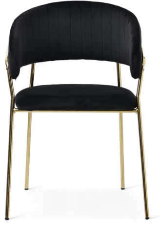 Набор из 2 стульев Whispered Fusion Hesby Велюр/Черный арт.HSBI_DC72_black_2