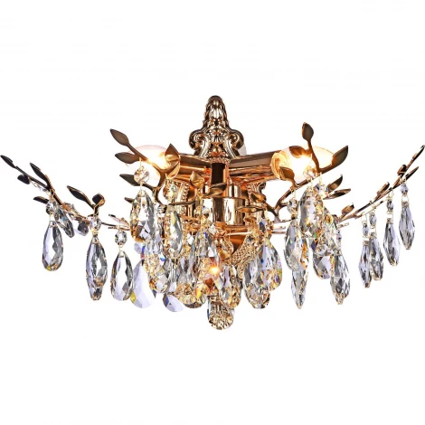 Настенный светильник Stilfort Sofia 1031/03/02W (220V, хрусталь, подвески, листья)