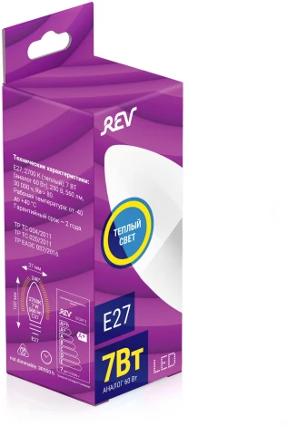 Лампочка светодиодная REV 32347 1