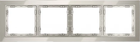 Рамка на 4 поста (кашемир, стекло) Voltum S70 VLS110403
