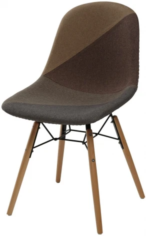 Обеденный стул M-City BONNIE 292-DCV1-PK35 пэчворк с деревянными ножками