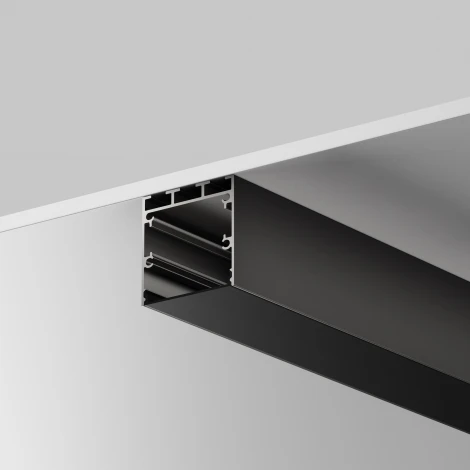 Рассеиватель для профиля 35×35 черный, 2 м Maytoni 642040