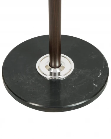 Вешалка напольная CLYDE (чёрный мрамор, коричневый под дерево)