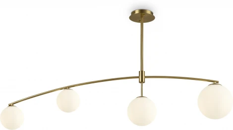 Потолочная люстра на штанге Freya Hanger FR5443CL-04BS (220V, шарики)